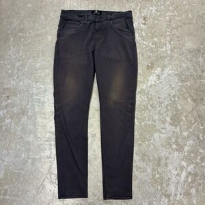 7 For All Mankind Slimmy Jeans Mens 32 Gray Luxe Performance Plus Fade Fit 32x30